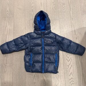 Patagonia Hi-Loft Down Hoody Toddler 3T New Navy